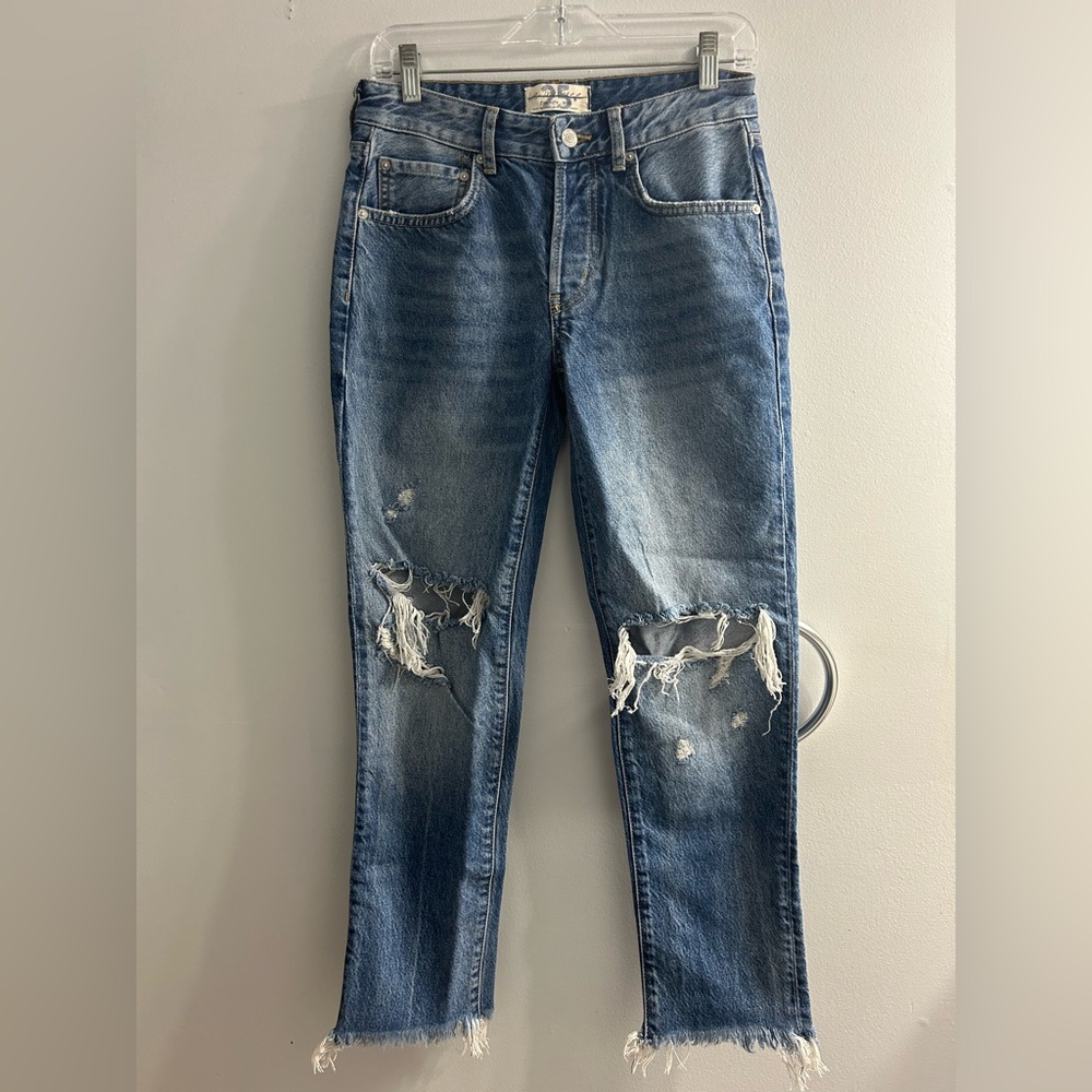 We the free free people mid rise Jean straight leg